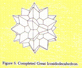 poliedro stellato con 32 facce "Icosidodecaedro "