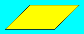 Paralleloramma formato dai due triangolini rettangoli isosceli congruenti